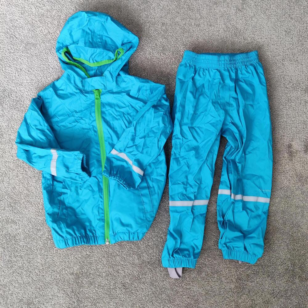 Quechua Toddler's Rain Jacket and Pants Size 3T